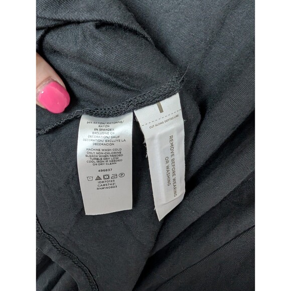 Loft Black Floral Embroidered Sleeveless Sundress XS - Picture 4 of 6